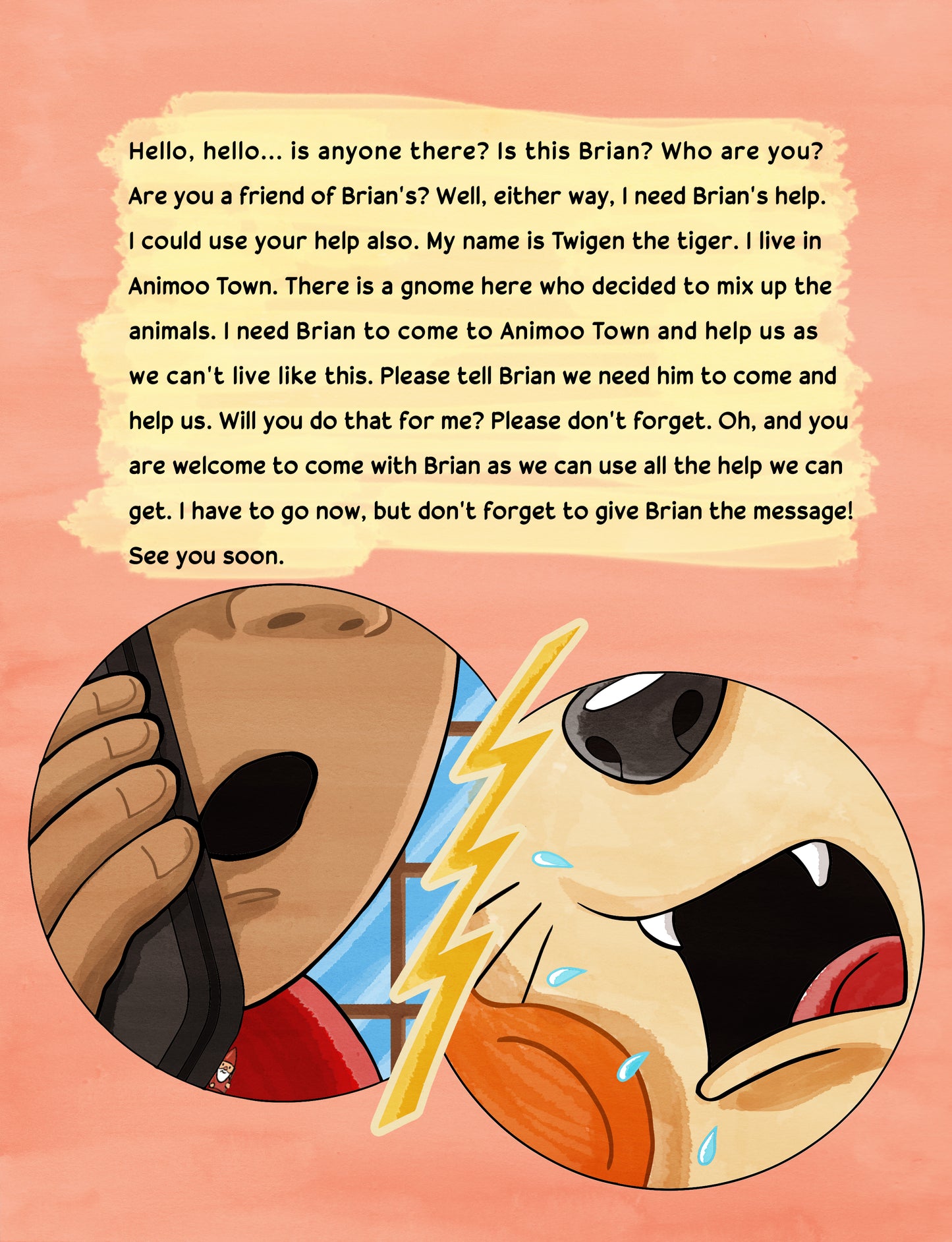 Animoo Town Goes Crazy - Interactive Book for Kids