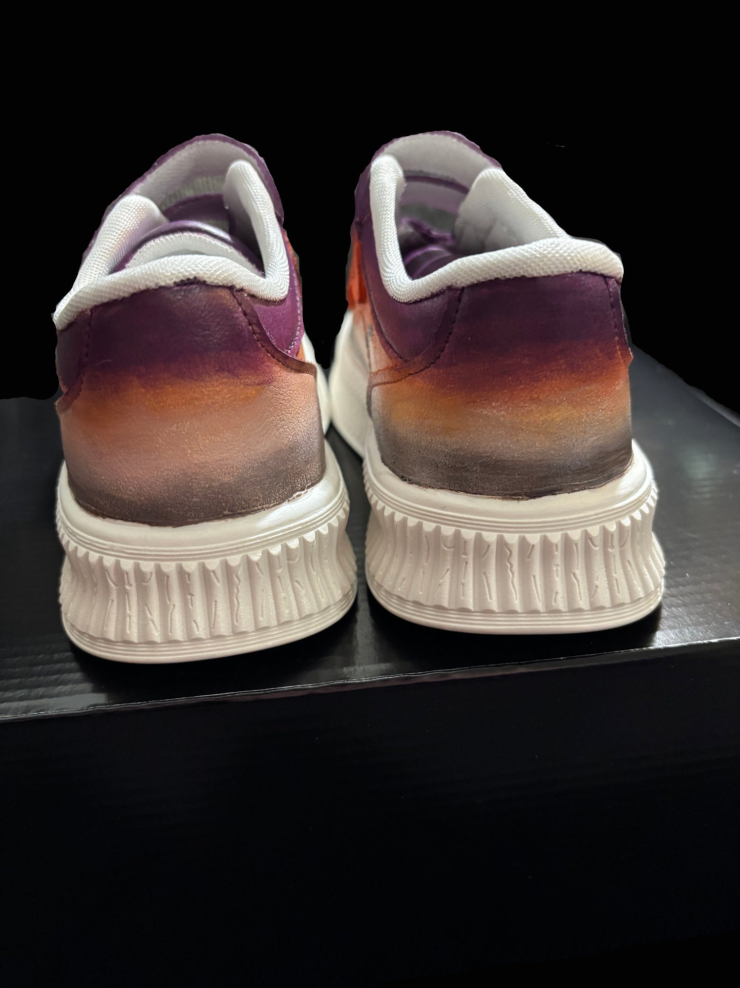 Children's Custom Hand Painted. Halloween Gnomes Shoes-