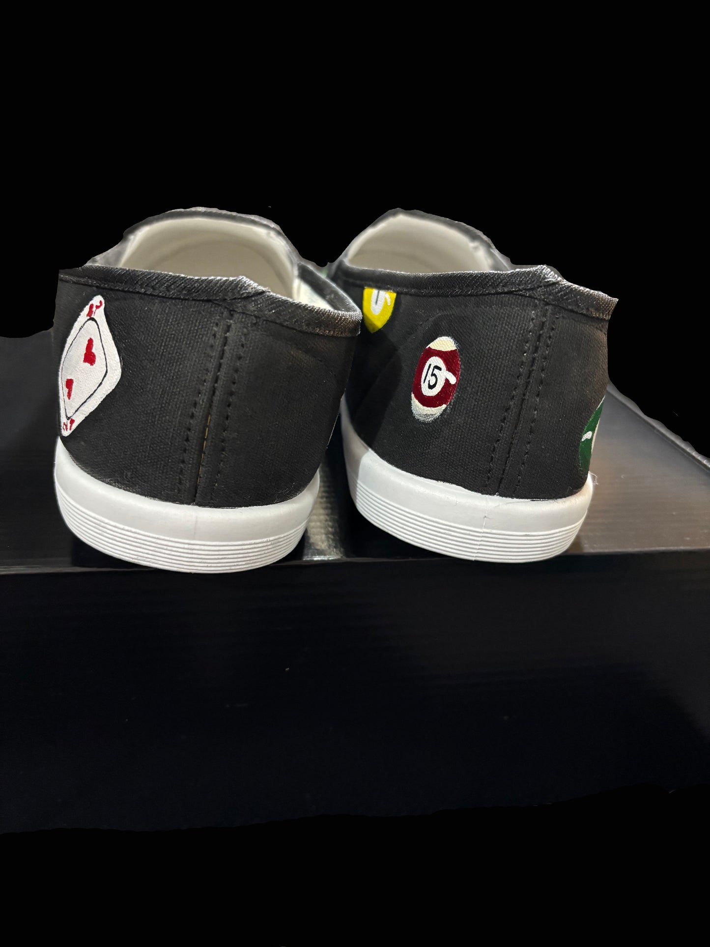 Adult's Custom Hand Painted The Gambler Shoes-