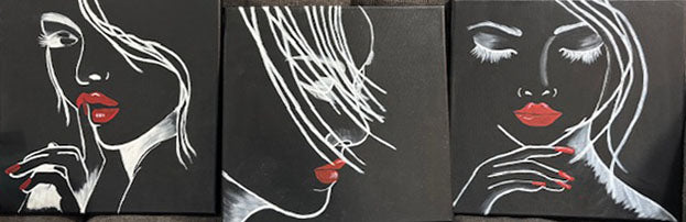 Whispers in Red - 3 Piece Set