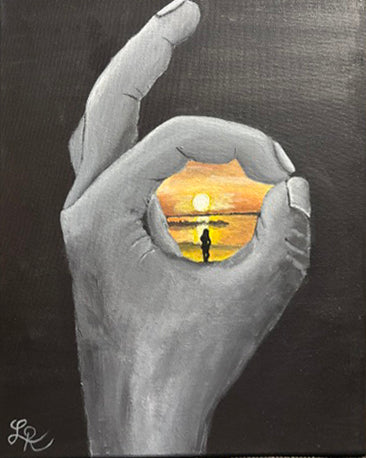 Sunset in Hand
