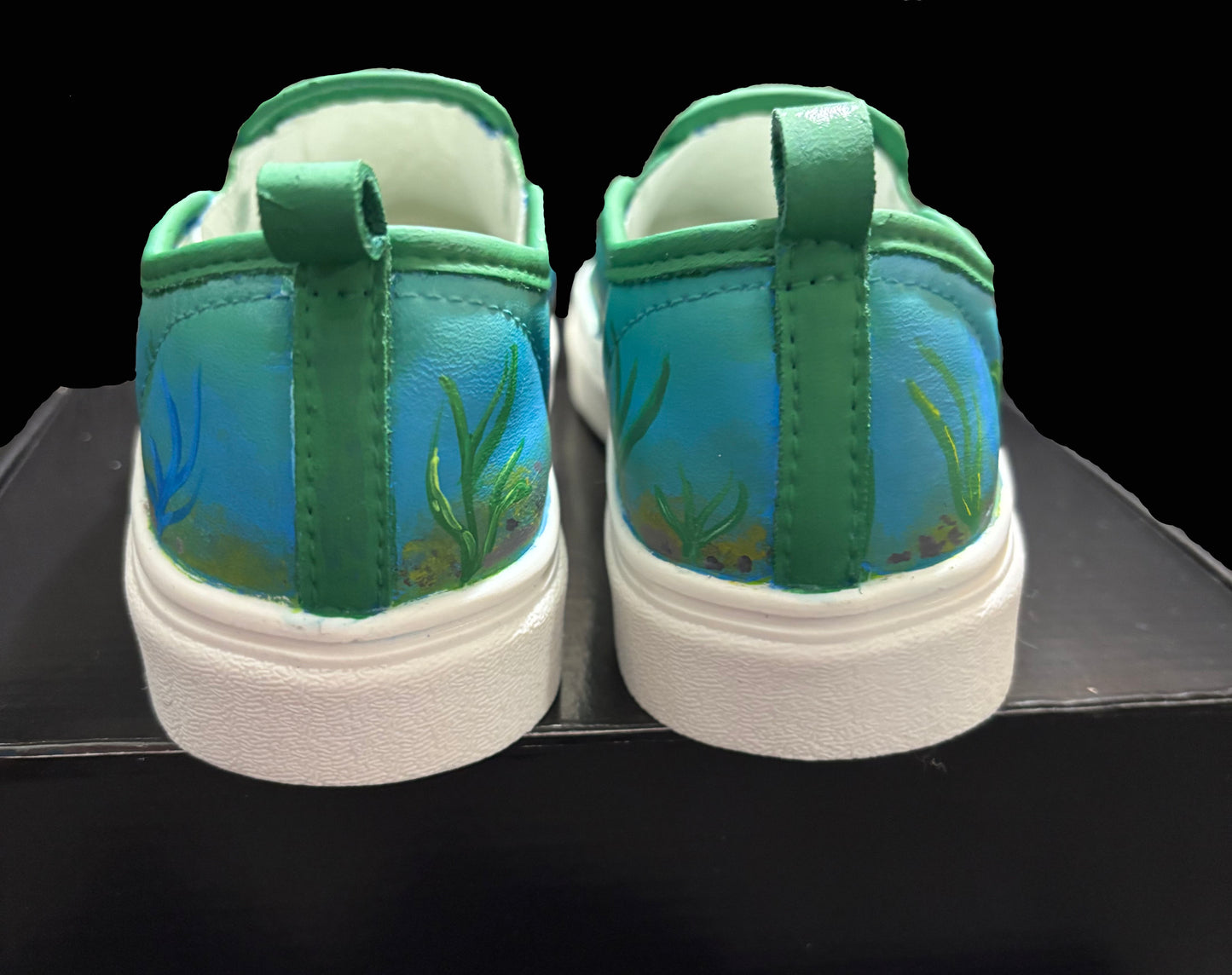 Children’s Custom Hand Painted, Under the Sea - Slip on - 7.5"