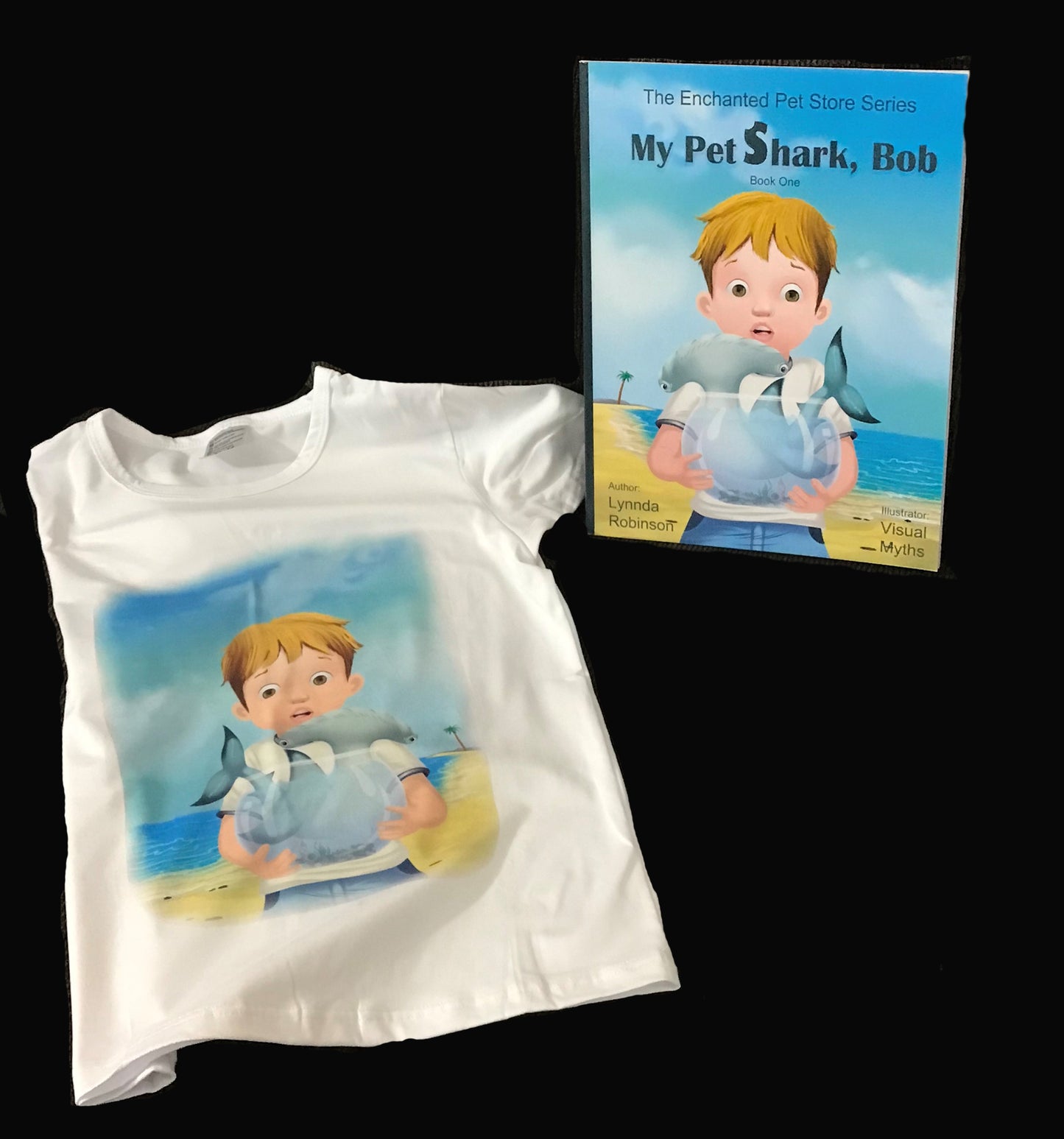 Bob, the Shark T-shirt - My Pet Shark, Bob Storybook