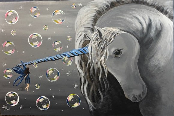 Unicorn Wishes - Blue