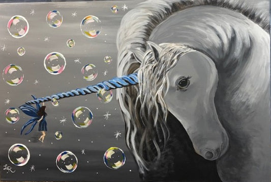 Unicorn Wishes - Blue