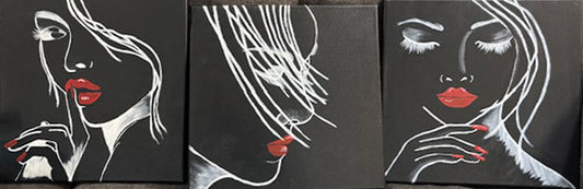 Whispers in Red - 3 Piece Set